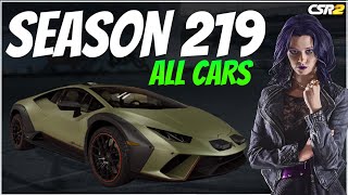 CSR2 | SEASON 219 INFO!