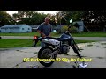 DR650 Stock exhaust vs DG V2 Exhaust