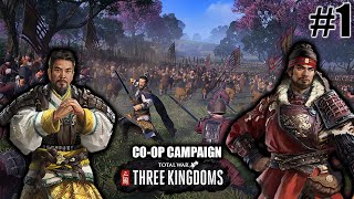 THIS IS THE CO-OP CAMPAIGN YOU NEED TO WATCH! | Total War: Three Kingdoms | #1 | Liu Bei & Sun Ce