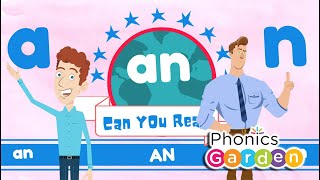 AN | Word Family Jazz | Rhyming Words | Phonics Garden