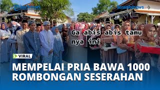 Viral Pernikahan Terpanjang di Dunia, Mempelai Pria Bawa 1000 Rombongan Seserahan di Sumedang