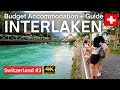 🇨🇭 Beautiful Swiss town Interlaken Switzerland | Budget hotel in Interlaken #interlaken