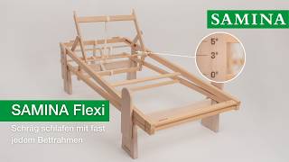 Schräg schlafen mit dem SAMINA Flexi - Besserer und gesünderer Schlaf!