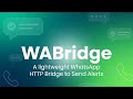 Send WhatsApp Alerts from Python using WABridge (Step-by-Step Tutorial)