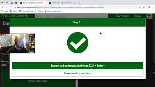 Basic Algorithm Scripting on freeCodeCamp.org