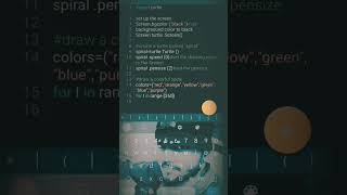 . "Quick Turtle Graphics: Create a Spiral Design"#codesign #viralvideo