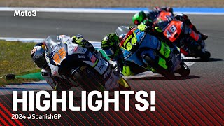 Moto3™ Race Highlights 💨 | 2024 #SpanishGP