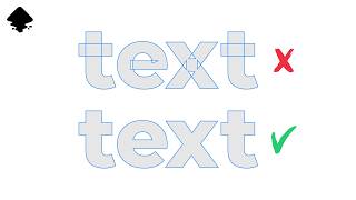 The New & Improved Way To Convert Text To Paths In Inkscape