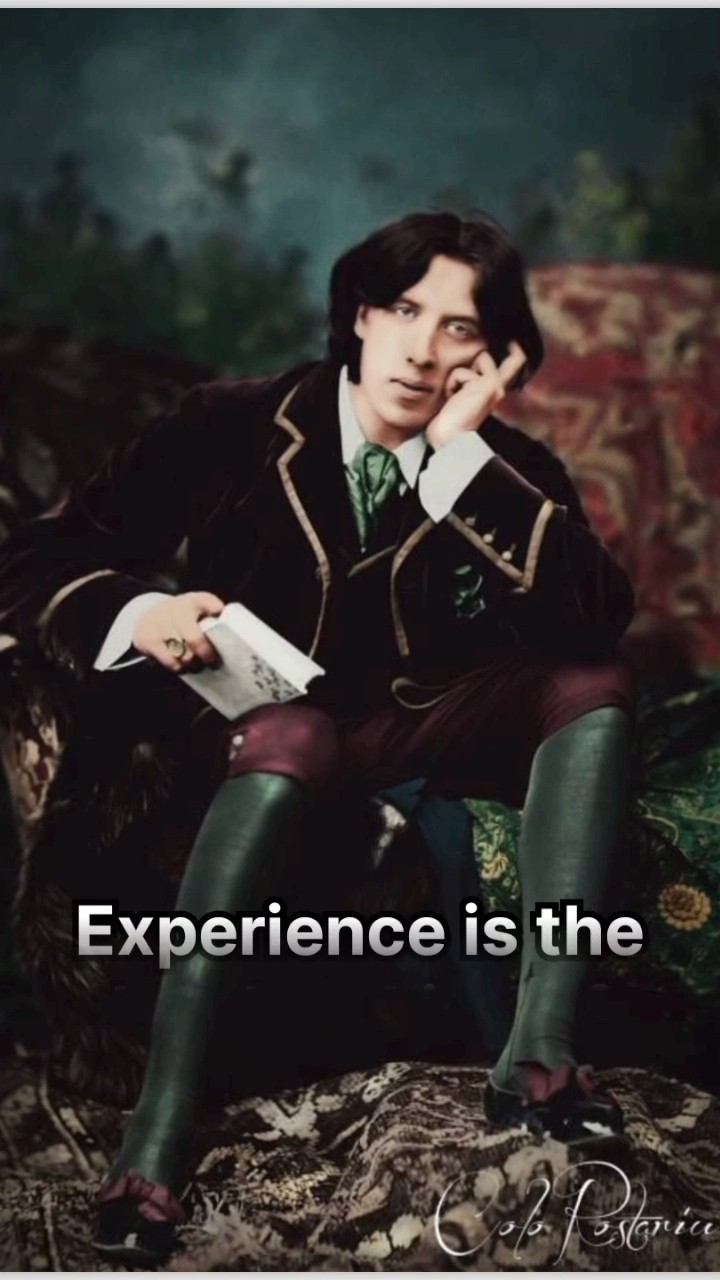 OSCAR WILDE SAID THIS ABOUT EXPERIENCE #shorts #trending #motivation