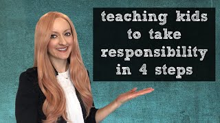 Taking Responsibility for Your Actions Kids | Behavior Management Stratagies