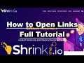 How to open shrinkme link || shrinkme.io how to use || shrinkforearn se file open kaise kare ||