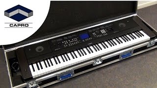 Capro Flight Case for Yamaha Portable Grand DGX 650 digital piano