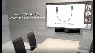 AVer VB342 Pro - Audio out Convert Cable | Best Option for The Hard of Hearing in Video Conferencing