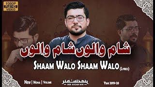 New Mir Hassan Mir Noha 2019||Shaam Walo Ali Di Dhi Haan Main lyrics||Mir Hassan Mir 2019 Nohay|