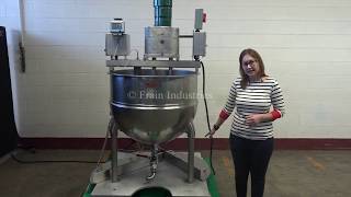 Groen 80 GAL Stainless Steel Double Motion 1/2 Jacketed Kettle Demonstration