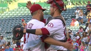 CIN@LAA: Nolasco gets Votto to fly out to secure win