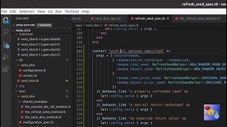 Codecast: Create a RubyGem 17: Finish the refresh_seed! method