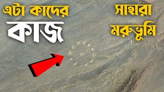 সাহারা মরুভূমিতে এটা কারা বানিয়ে ছিল || Who made these circles in the Sahara?