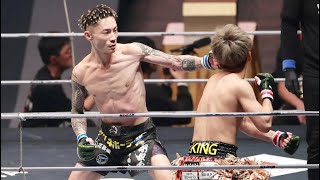 【RIZIN】篠塚辰樹　K-1甲子園覇者に1RKO勝利！試合後にヒロヤと額を合わせる危険なにらみ合い