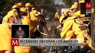 Incendios en California: Vientos impiden su control, cobertura desde Los Ángeles