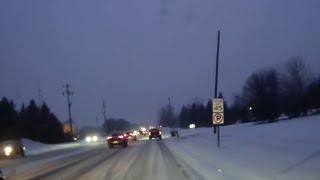 Metro Detroit road conditions at 7:30 a.m. on Jan. 23, 2025