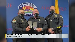 APD honors officers involved in Dutch Bros. shootout