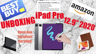 {Unboxing} BestBuys Open Box “Excellent Condition” iPad Pro 12.9in 2020 \u0026 Other iPad Accessories