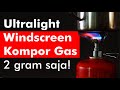 ♨ Cara Membuat DIY Ultralight Windscreen Kompor Gas Canister Windshield BRS 3000T Gas Kaleng Hi Cook