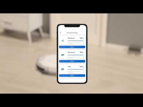 Learn more features with the ECOVACS Home app