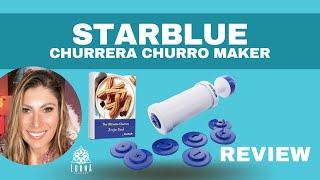 StarBlue Churrera Churro Maker with FREE Recipe e-Book - Easy Piping Nozzle Tool for Deep Fry REVIEW