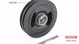 TDS-002 CRANKSHAFT PULLEY 2L/2LTE/3L/5L/5LE FOR TOYOTA