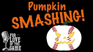 Pumpkin Smashing - Off-season Baseball Drills - Who did it better?