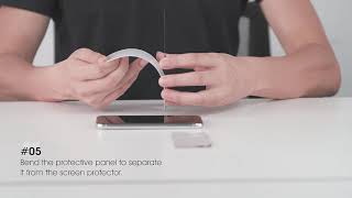 SPARIN A03 Installation Video for Colored Frame Screen Protector Premium Version