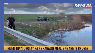 Aksidenti tragjik në Fier, makina ku udhëtonin burrë e grua doli nga rruga, të dy humbën jetën