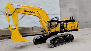 Testing the newly built Komatsu PC1250 1/8 excavator