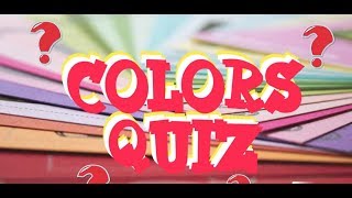 Colors quiz