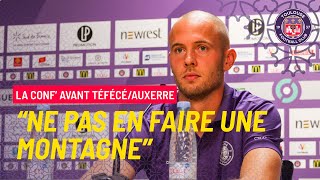 #TFCAJA "Ne pas en faire une montagne", M.Dupé avant TéFéCé/Auxerre, 12ème journée de Ligue 2 BKT