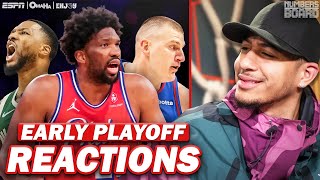 Early Playoff Reactions 👀🙌 | Numbers on the Board