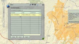 22: Using the Select Widget Part 1 - Arizona Broadband Map