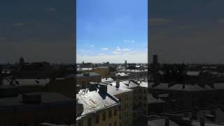 ASMR rooftops, Look at World   Walking Tour  Virtual walking tour  Saint Petersburg roof #shorts