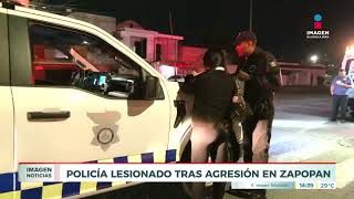 Policía vial agredido durante accidente en Zapopan | Noticias GDL con Fabiola Anaya