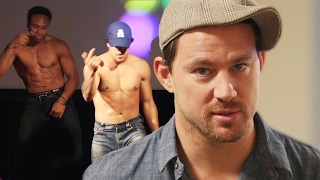 Channing Tatum Dances at Prank Magic Mike XXL Screening // Omaze