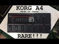 Korg A4 Guitar Multieffect | Demo Modulation Efx and Drive 🎧