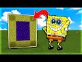 How To Make a Portal to the SpongeBob Dimension in MCPE (Minecraft PE)