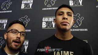 JAIME MUNGUIA "YOU HAVE TO RESPECT CANELO FOR WANTING TO FIGHT KOVALEV AT 175LBS"