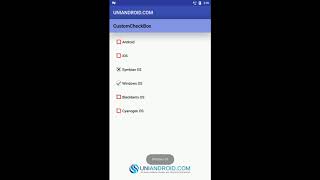 Android | Custom CheckBox Widget