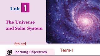 1.The Universe and Solar System (book back answers) 6th std Geography /Term-1