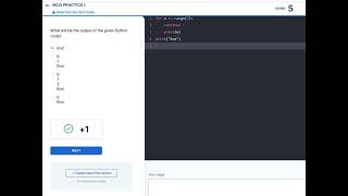 Loop control statements mcq practice 1 | NxtWave- Python Answers