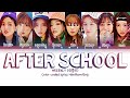 WEEEKLY (위클리) ↱ AFTER SCHOOL ↰ You as a member [Karaoke] (8 members ver.) [Han|Rom|Eng]