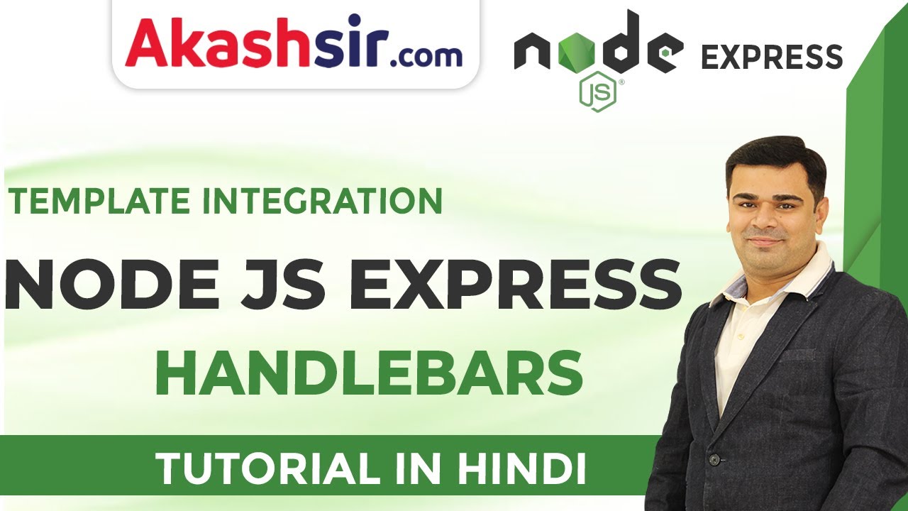 Template Integration Node Js Express Handlebars Youtube